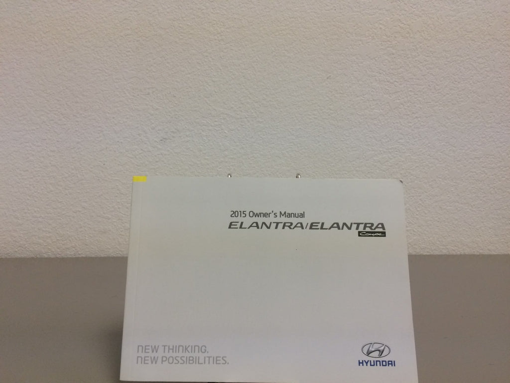2015 Hyundai Elantra Coupe Genuine OEM Owner's Manual--Free Shipping!