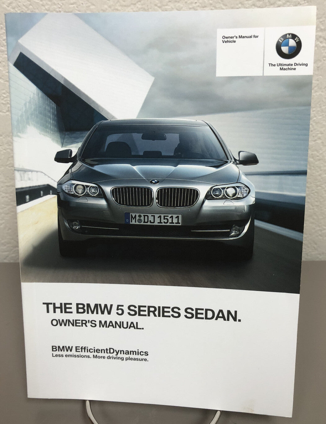 2013 BMW 5 Series Sedan 528i 535i 550i xDrive OEM Owner's Manual Set w/iDrive