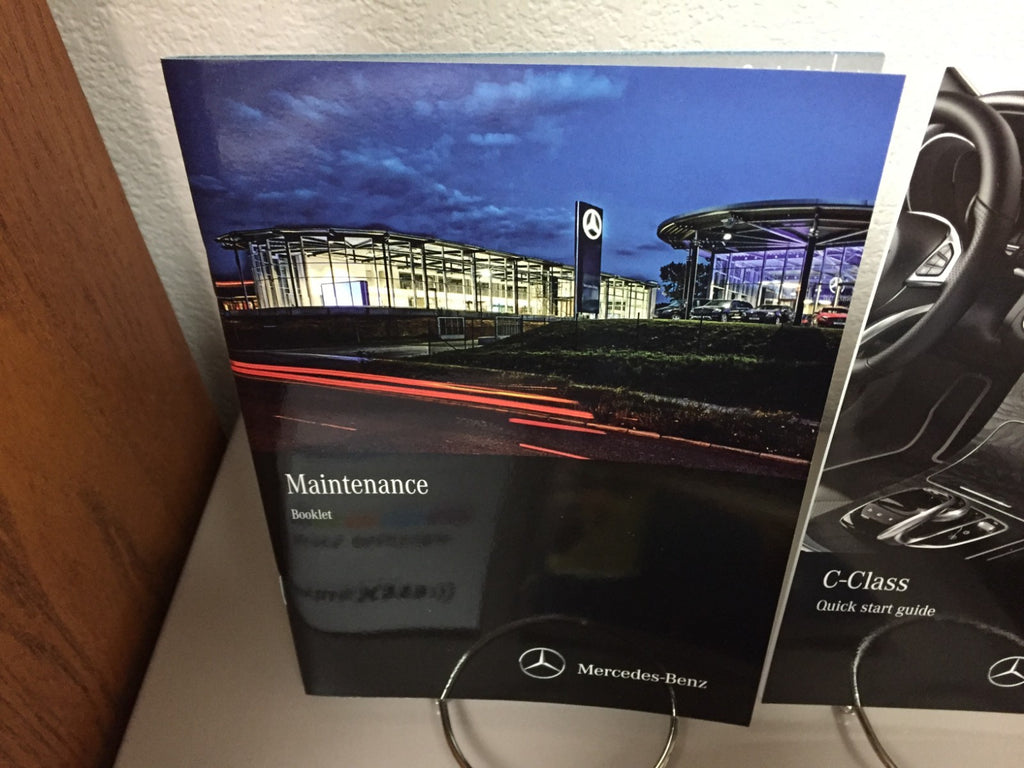 2016 Mercedes-Benz C-Class C350e Hybrid Sedan Genuine OEM Owner's Manual Set