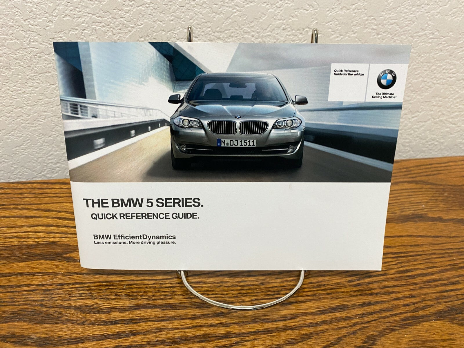 2013 BMW 5-Series Integrated Sedan 528i 535i 550i Owner's Manual w/ Navigation