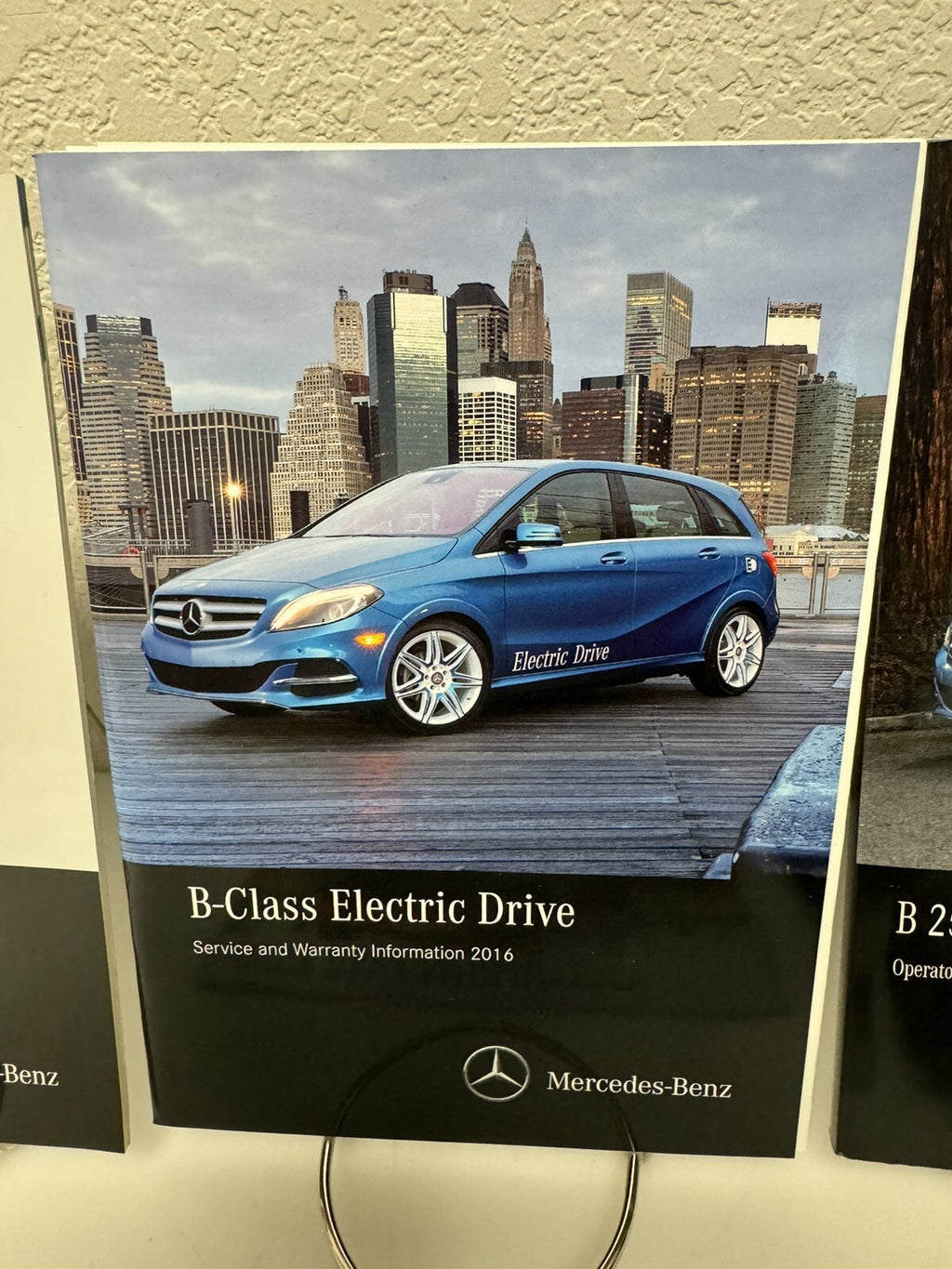 2016 Mercedes-Benz B250e Electric Drive Genuine OEM Operator's Manual Set w/Case