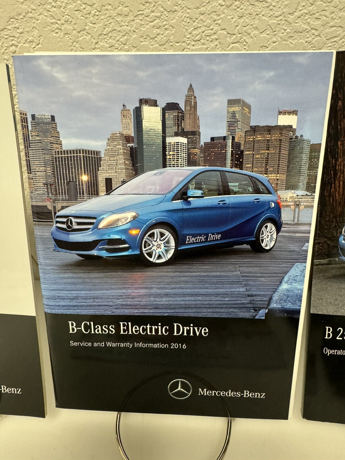 2016 Mercedes-Benz B250e Electric Drive Genuine OEM Operator's Manual Set w/Case