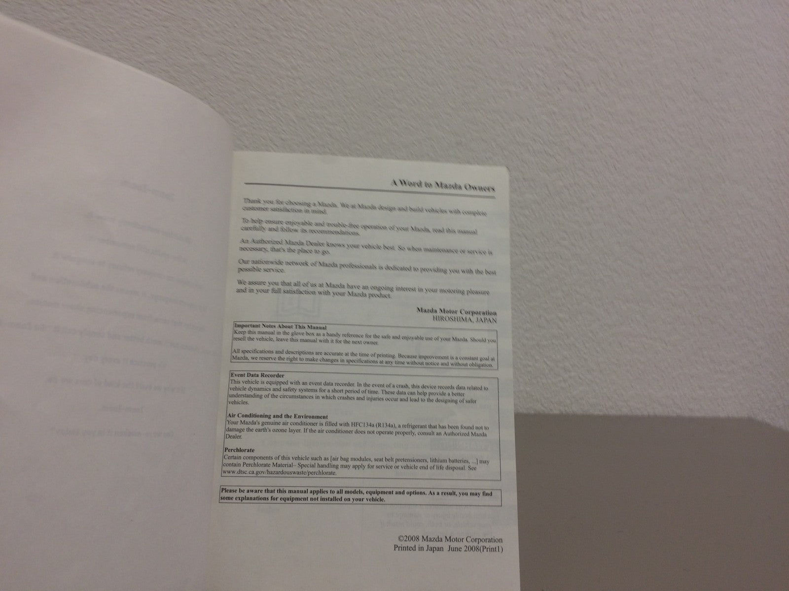 2009 Mazda3 Genuine OEM Owner's Manual Set w/ Mazda Case-Free Shipping!!!!!!!!!!