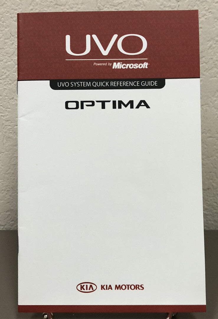 2012 Kia Optima Genuine OEM Owner's Manual with Supplements & Case-Free Shipping