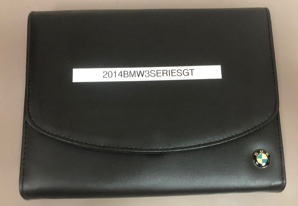 2014 BMW 3 Series Gran Turismo 328i 335i xDrive Owner Manual w/iDrive Navigation