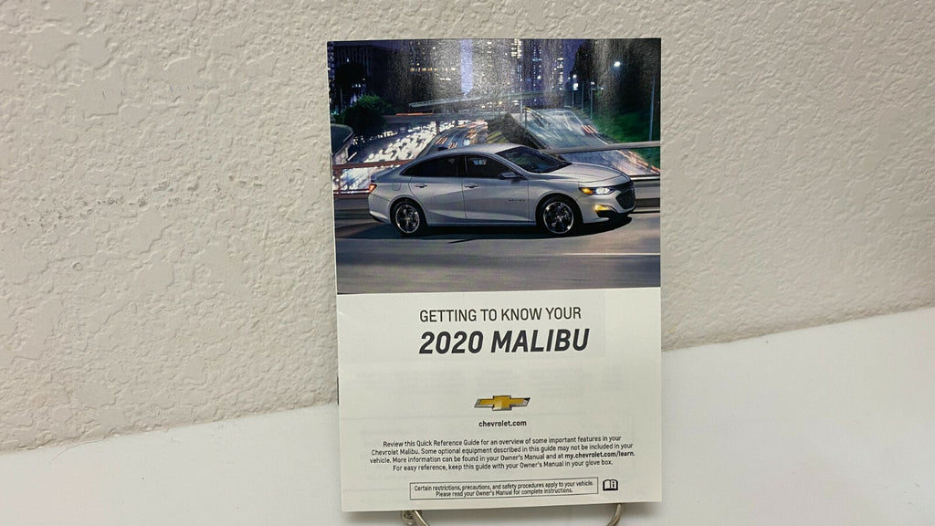 2020 Chevrolet Chevy Malibu Genuine OEM Owner's Manual Set --Free Shipping!