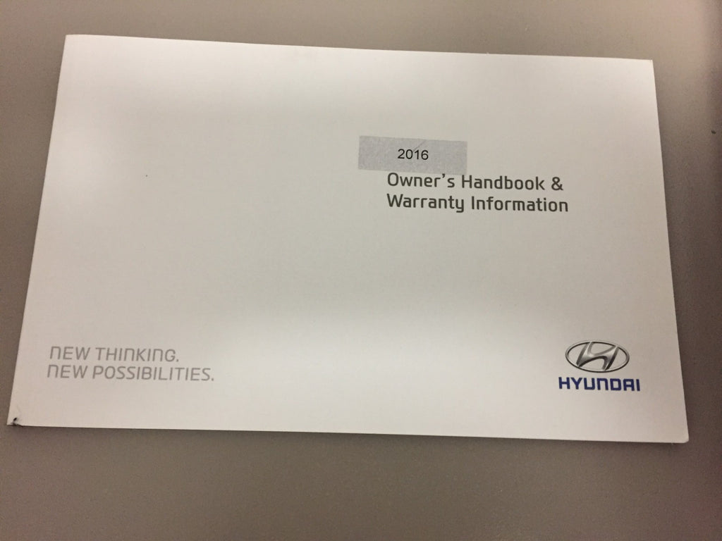 2016 Hyundai Sonata Genuine OEM Owner's Manual Set w/Navigation Manual & Case