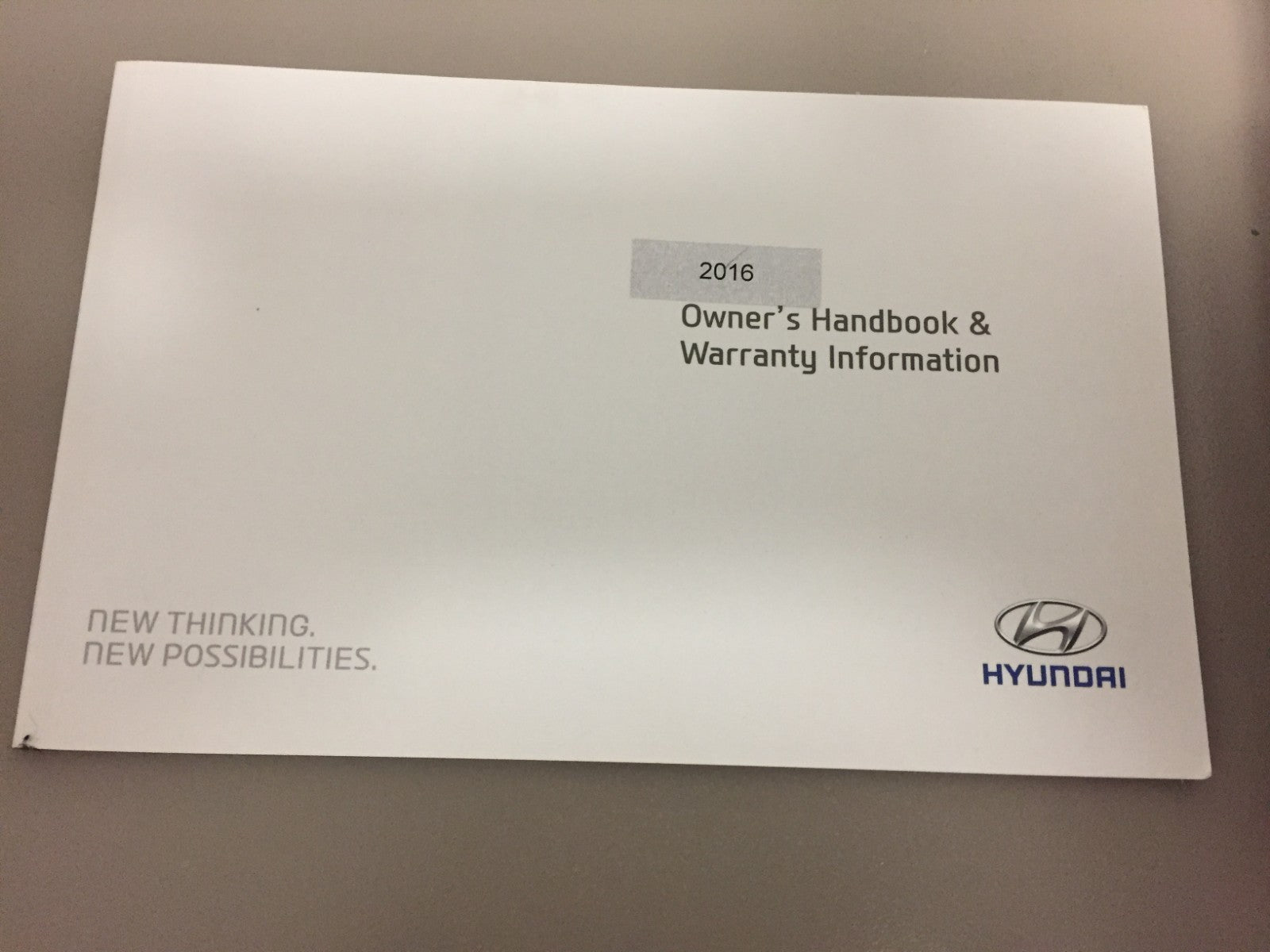2016 Hyundai Sonata Genuine OEM Owner's Manual Set w/Navigation Manual & Case