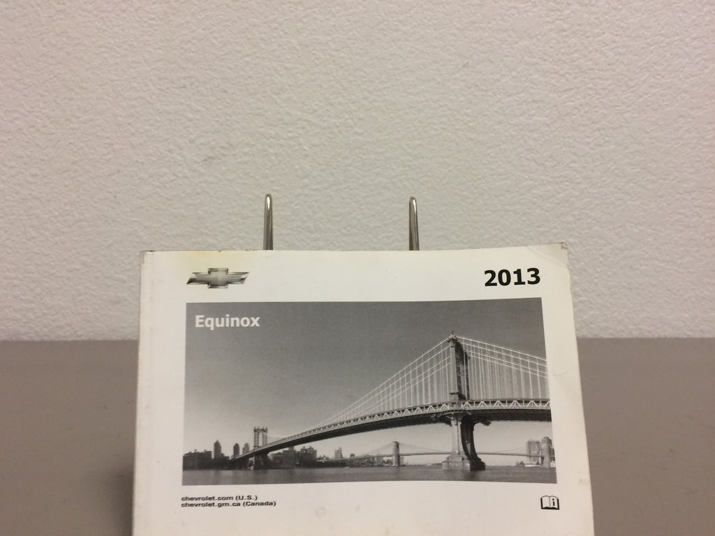 2013 Chevrolet Equinox Genuine OEM Owner's Manual--Free Shipping!