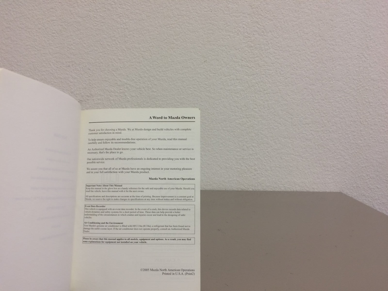 2006 Mazda 6 Genuine OEM Owner's Manual Set w/ Mazda Case-Free Shipping!!!!!!!!!