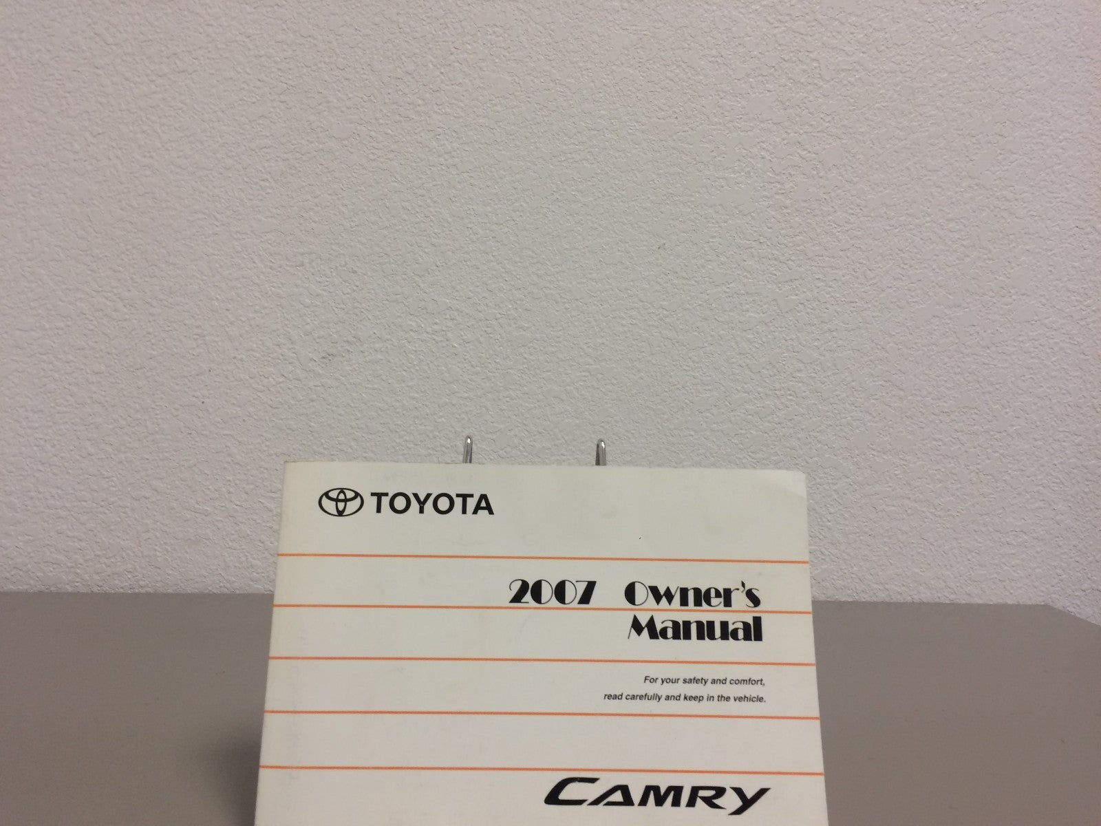 2007 Toyota Camry Genuine OEM Owner's Manual w/Toyota Case-Free Shipping!