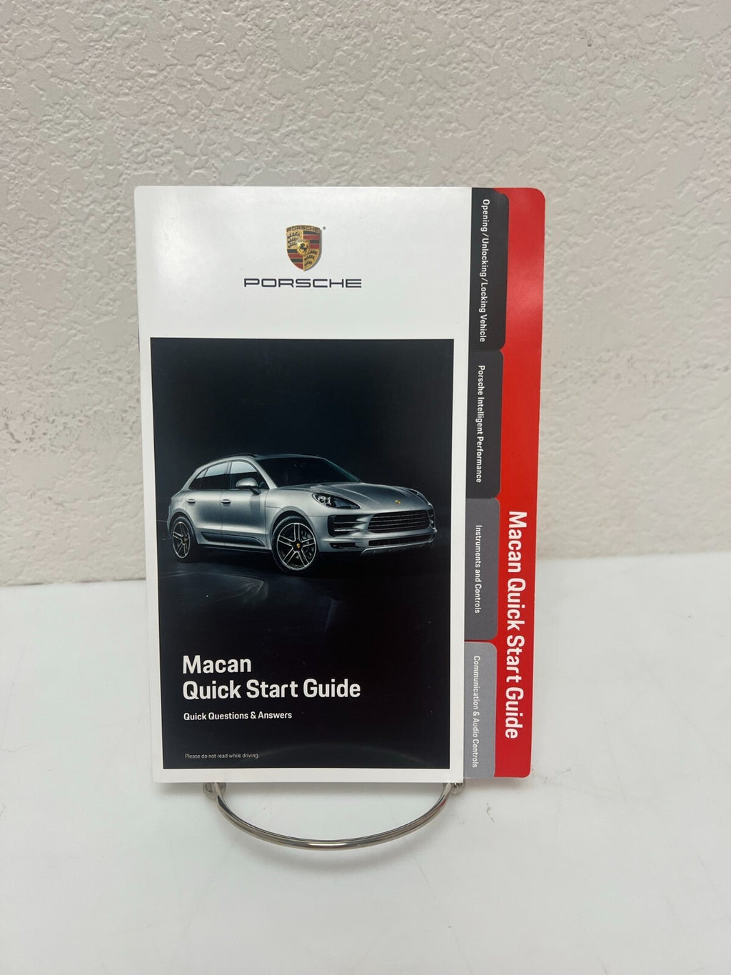 2019 Porsche Macan OEM Owner's Manual w/Supplementals & logo case-Free Shipping!