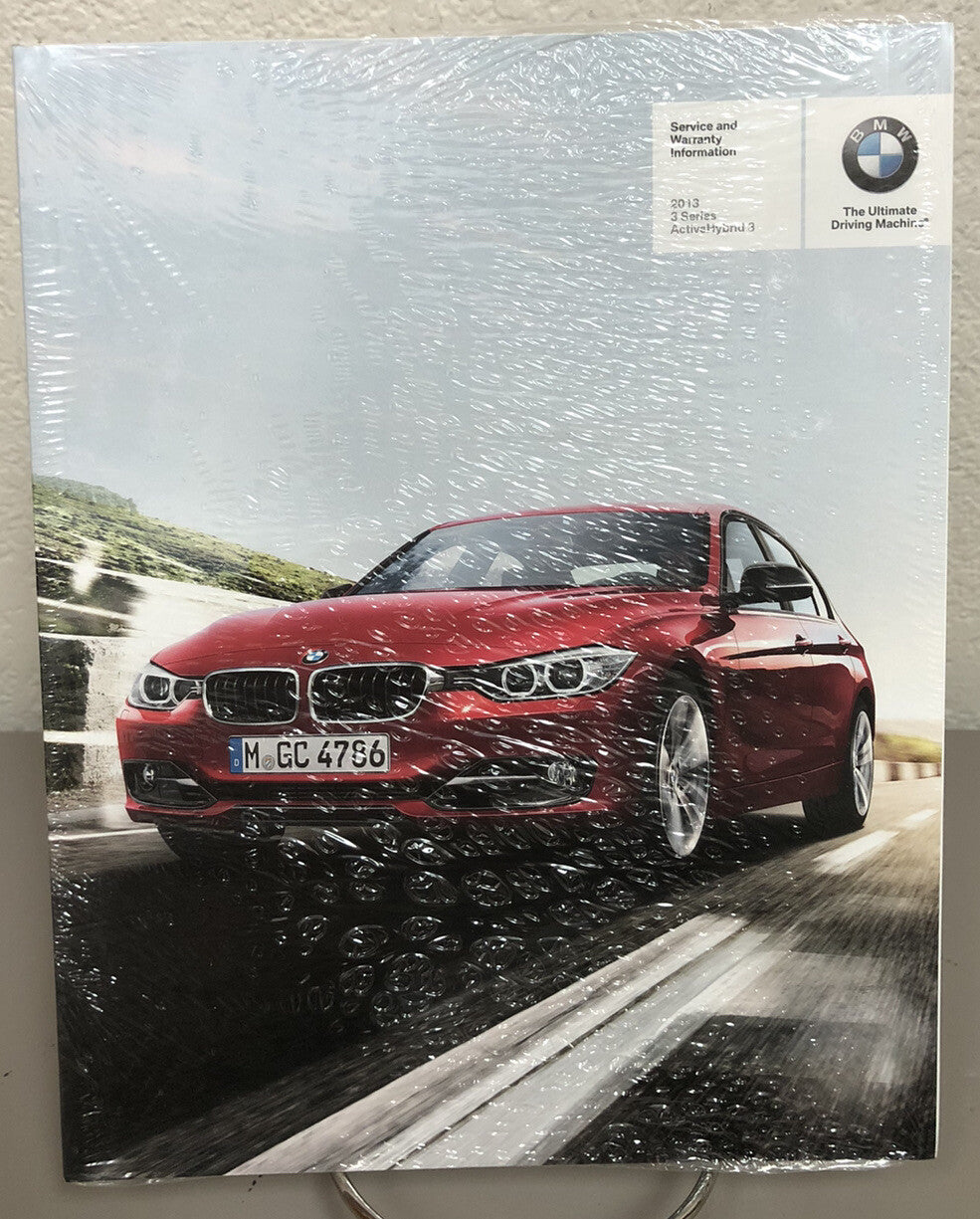 2013 BMW 3 Series Sedan 320i 328i 335i xDrive Genuine OEM Owner's Manual Set