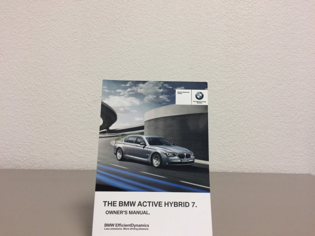 2012 BMW Active Hybrid 7 L OEM Owner's Manual set - Supplements still sealed!