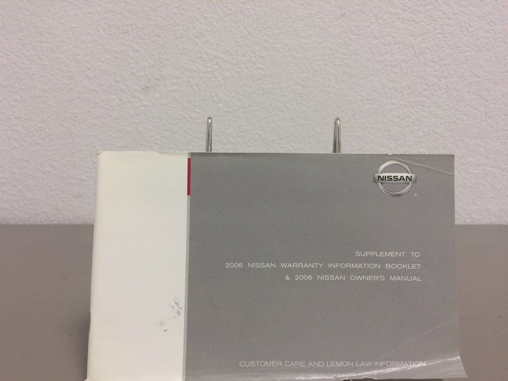 2006 Nissan Titan Genuine OEM Owner's Manual Set with Case and Free Shipping!