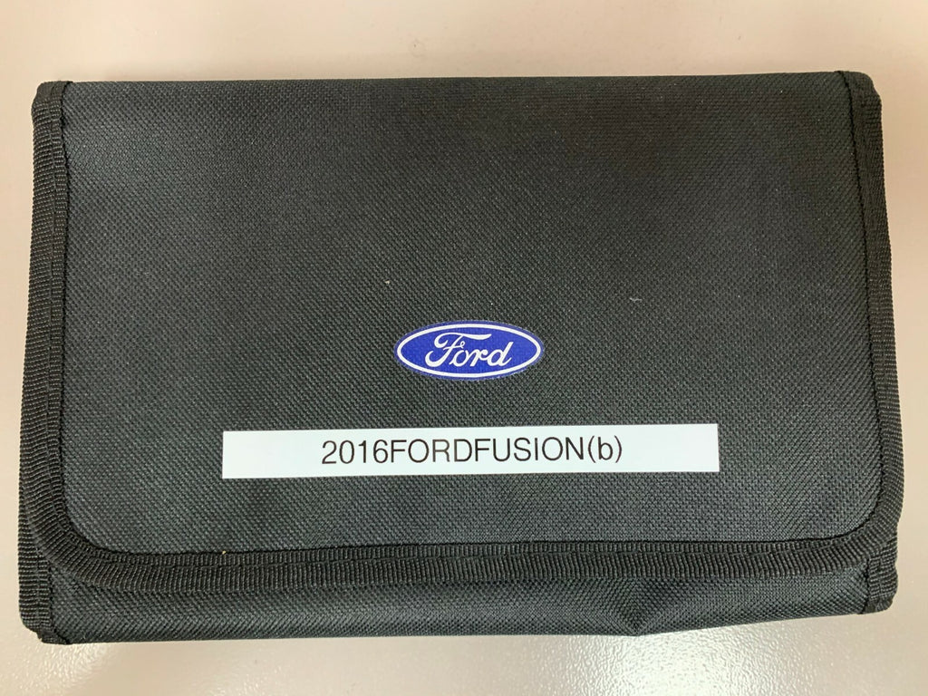 2016 Ford Fusion Genuine OEM Owner's Manual Set with Ford Case--Free Shipping!!!