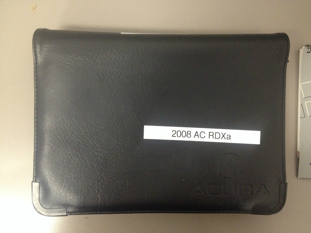 2008 Acura RDX Genuine OEM Owner's Manual Set w/Navigation Manual & Nissan Case