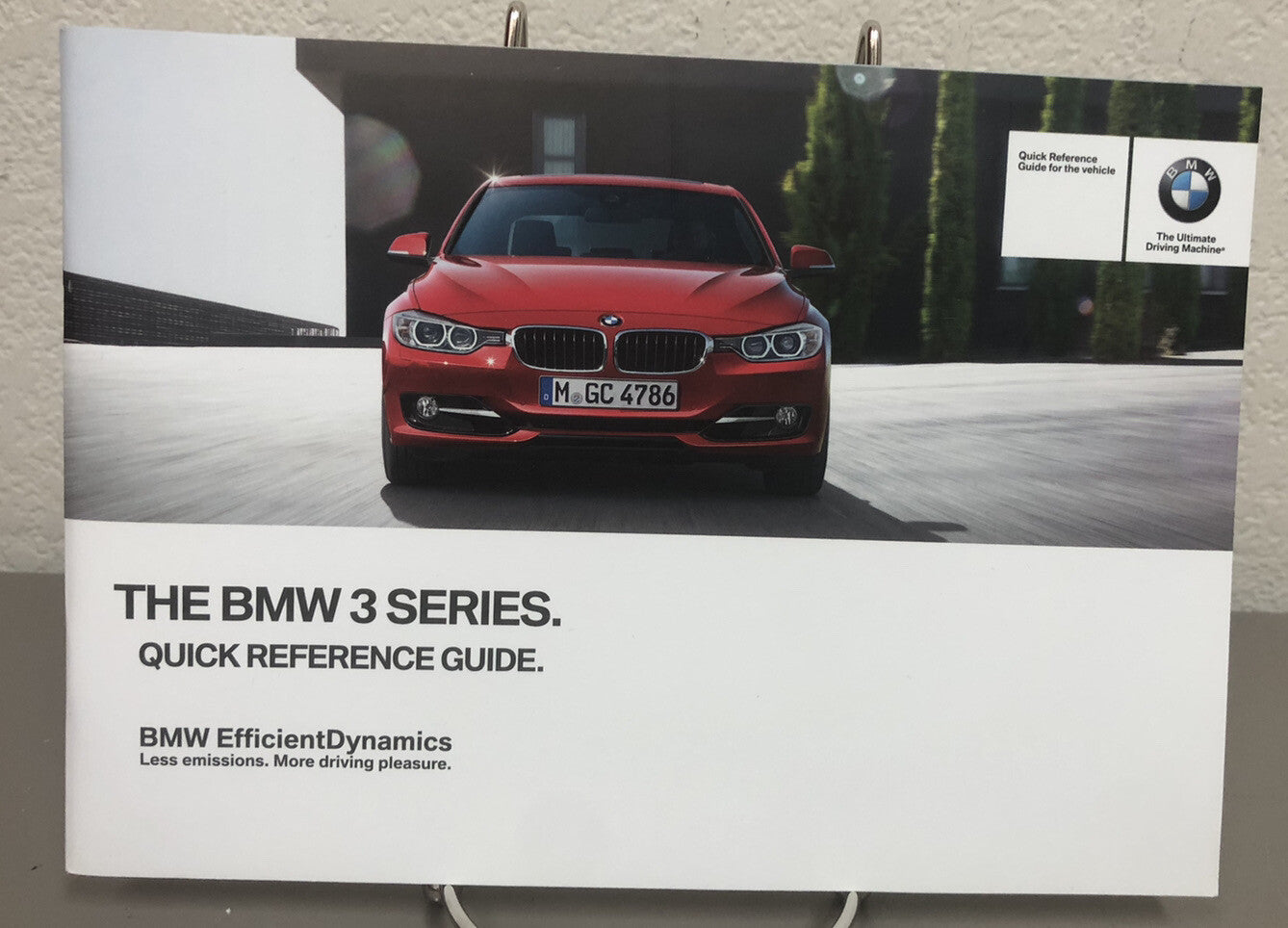 2014 BMW 3 Series Sedan Genuine OEM Owner's Manual Set w/Case and Navi Manual