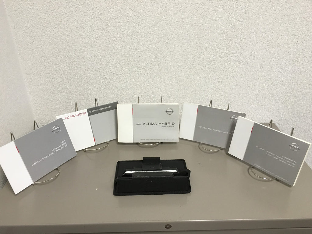 2011 Nissan Altima Hybrid Genuine OEM Owner's Manual Set with Case