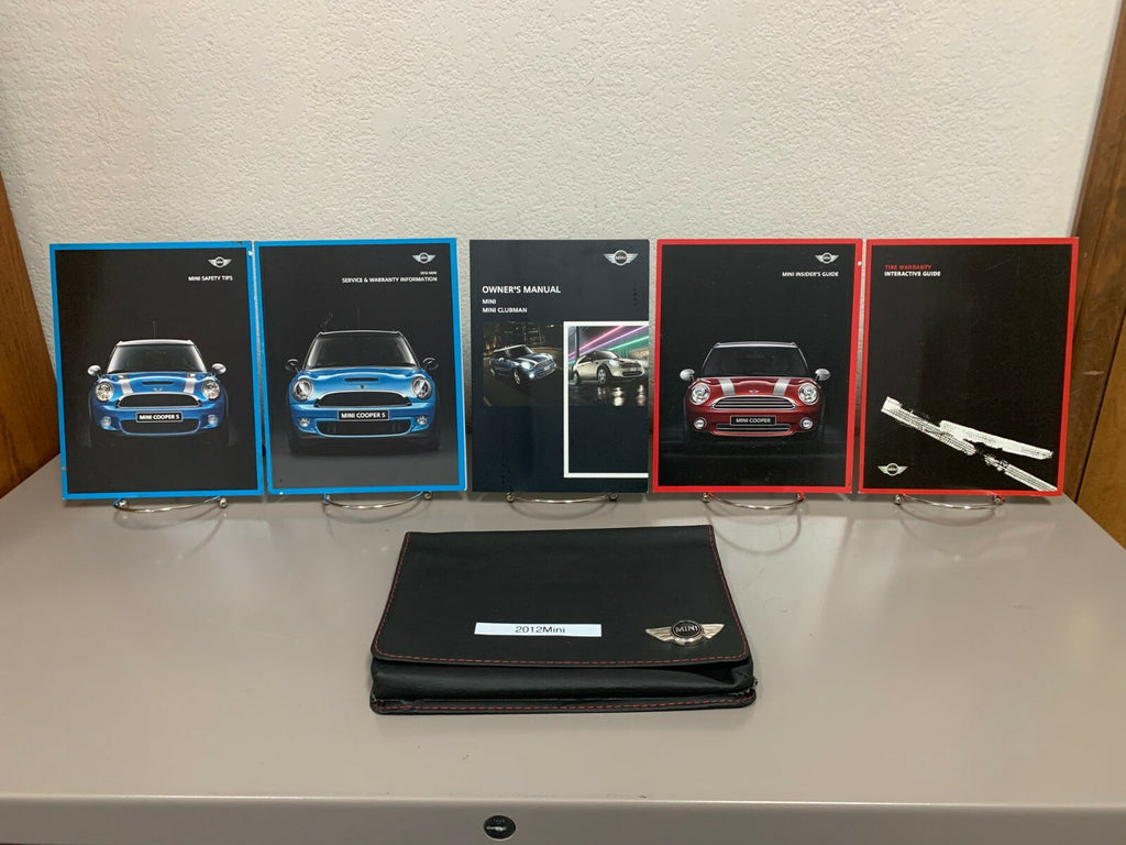 2012 Mini Cooper / Mini Clubman Genuine OEM Owner's Manual Set w/Case