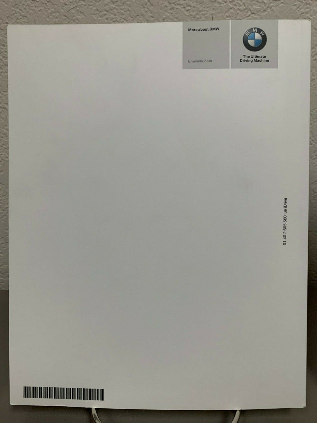 2011 BMW 3-Series Sedan/Sports Wagon Genuine OEM Owner's Manual Set w/BMW Case