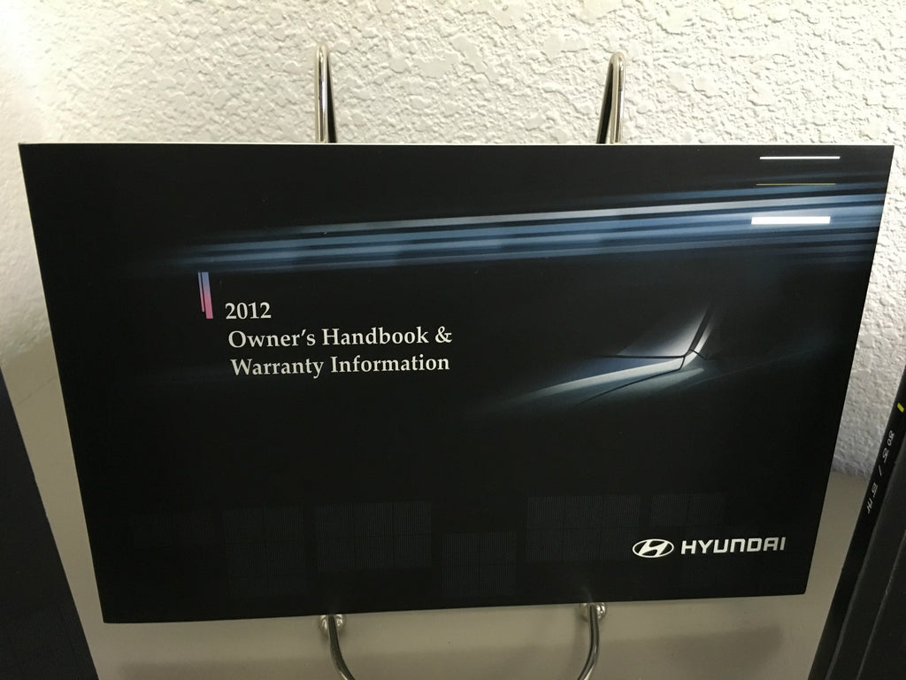 2012 Hyundai Elantra Sedan Genuine OEM Owner's Owner's Manual Set w/Case