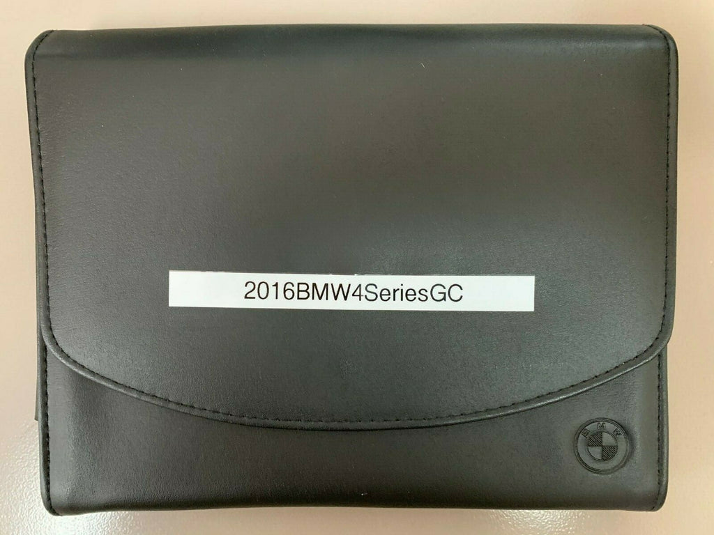 2016 BMW 4 Series Gran Coupe 428i 435i xDrive Genuine OEM Owner's Manual w/Case