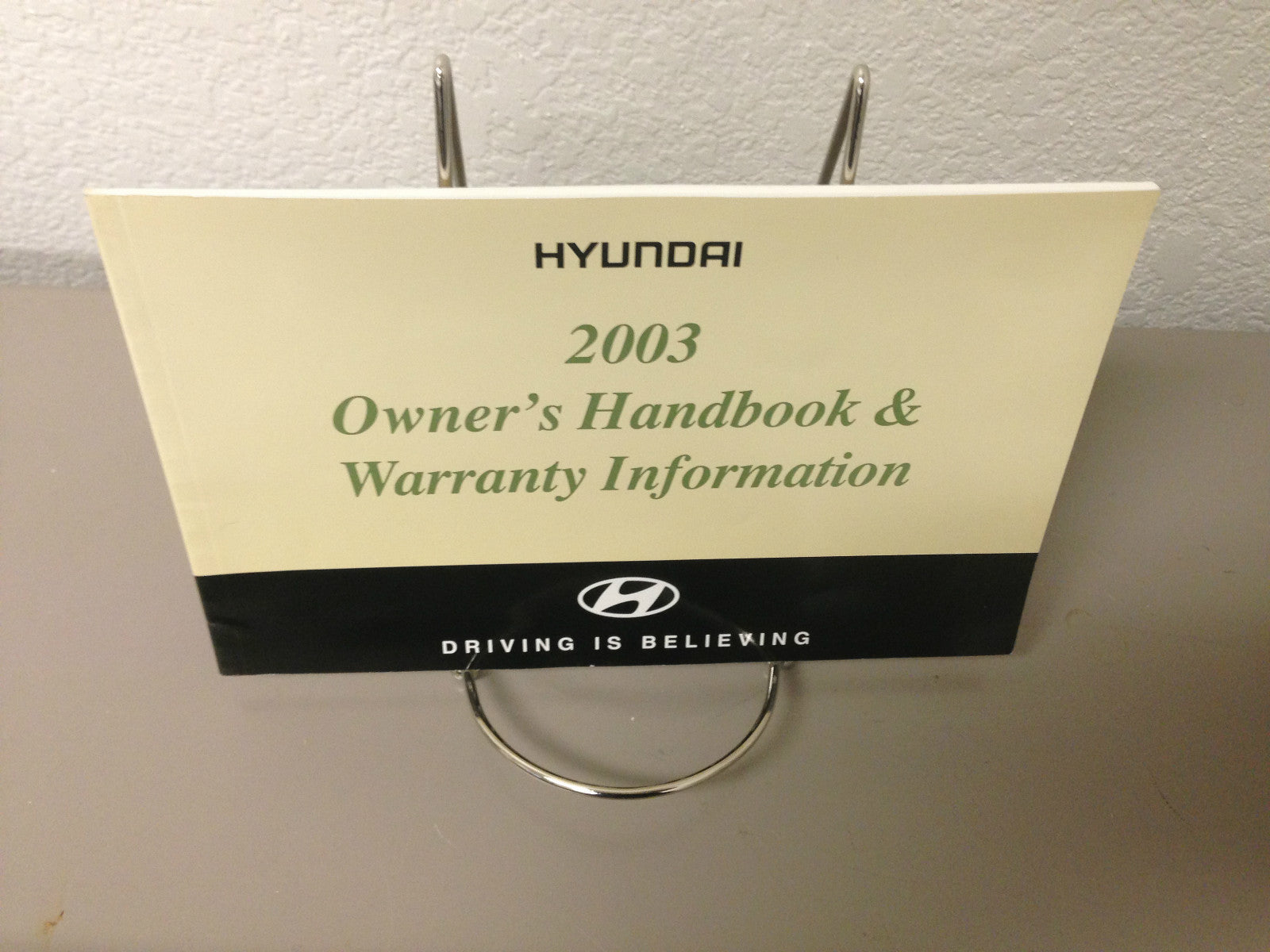 2003 Hyundai Santa Fe Genuine OEM Owner's Manual Set w/Hyundai Case--Ships Free!