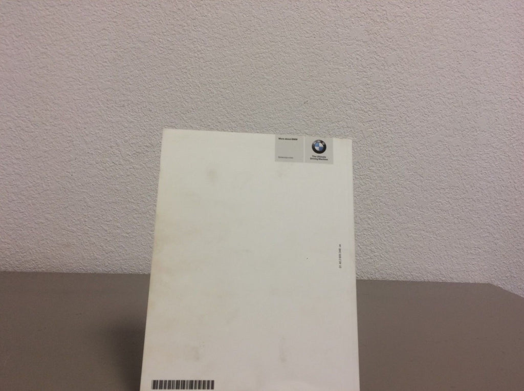 2011 BMW X6 xDrive 35i and X6 xDrive 50i Genuine OEM Owner's Manual Set w/Case