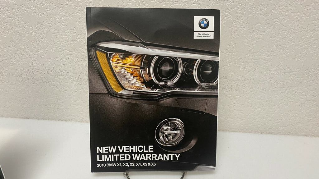 2018 BMW X2 xDrive28i sDrive28i Genuine OEM Owner's Manual Set w/BMW Case