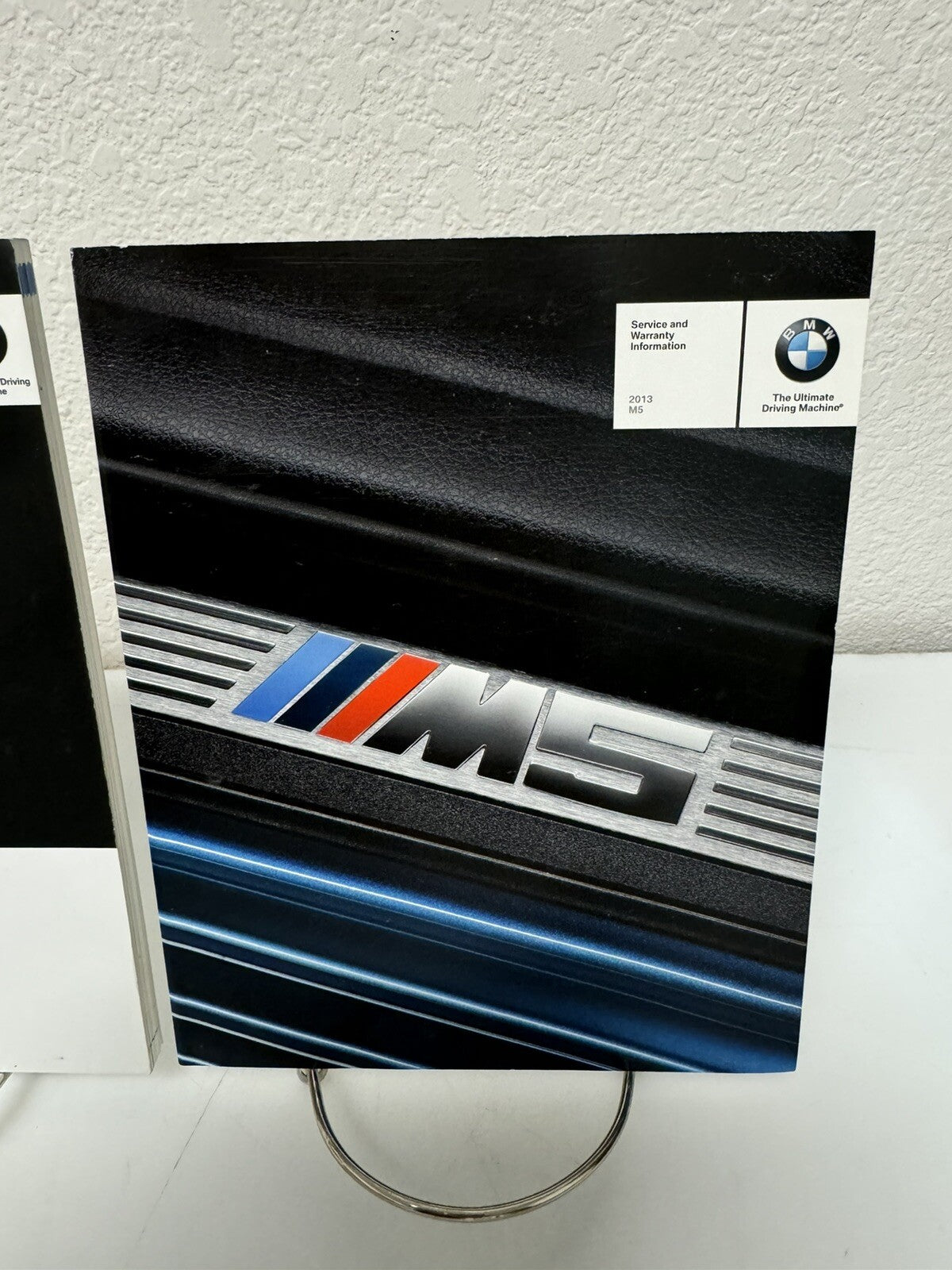 2013 BMW M5 Genuine OEM Owner's Manual Set w/Navigation and BMW "M" Case