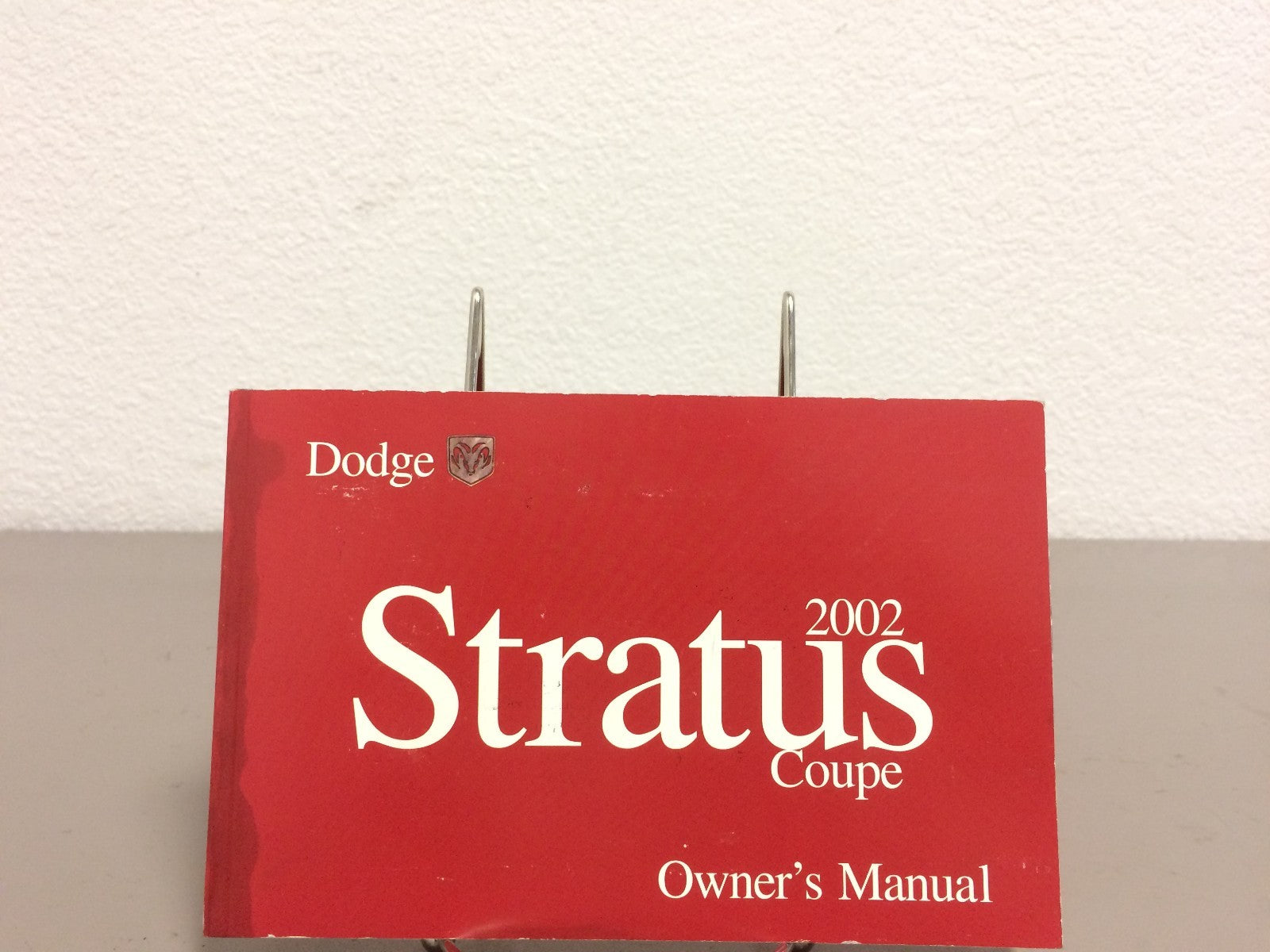 2002 Dodge Stratus Coupe Genuine OEM Owner's Manual w/Bonus Key FOB