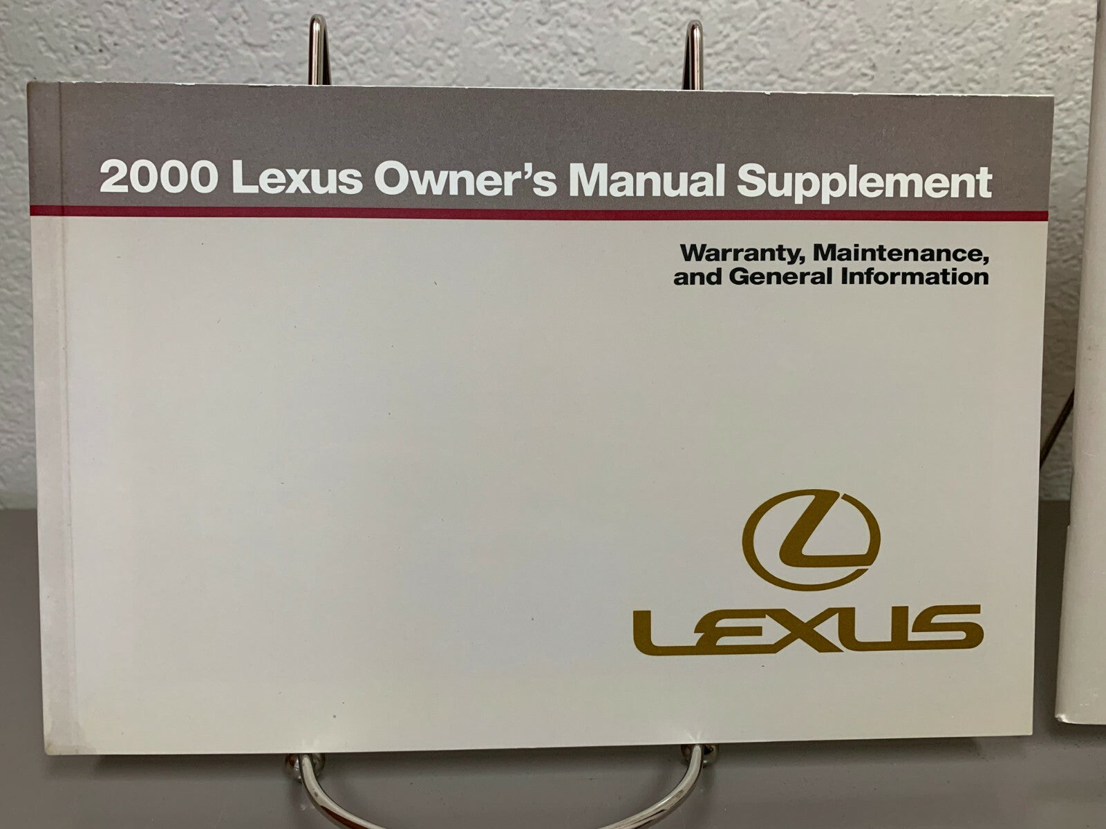 2000 Lexus ES 300 Genuine OEM Owner's Manual Set with Case-- Free Shipping