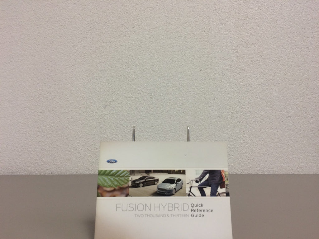 2013 Ford Fusion Hybrid & Fusion Energi Genuine OEM Owner's Manual Set w/Case