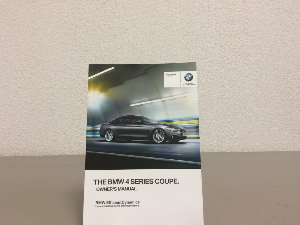 2016 BMW 4 Series Coupe 428i 435i xDrive OEM Owner's Manual w/Case