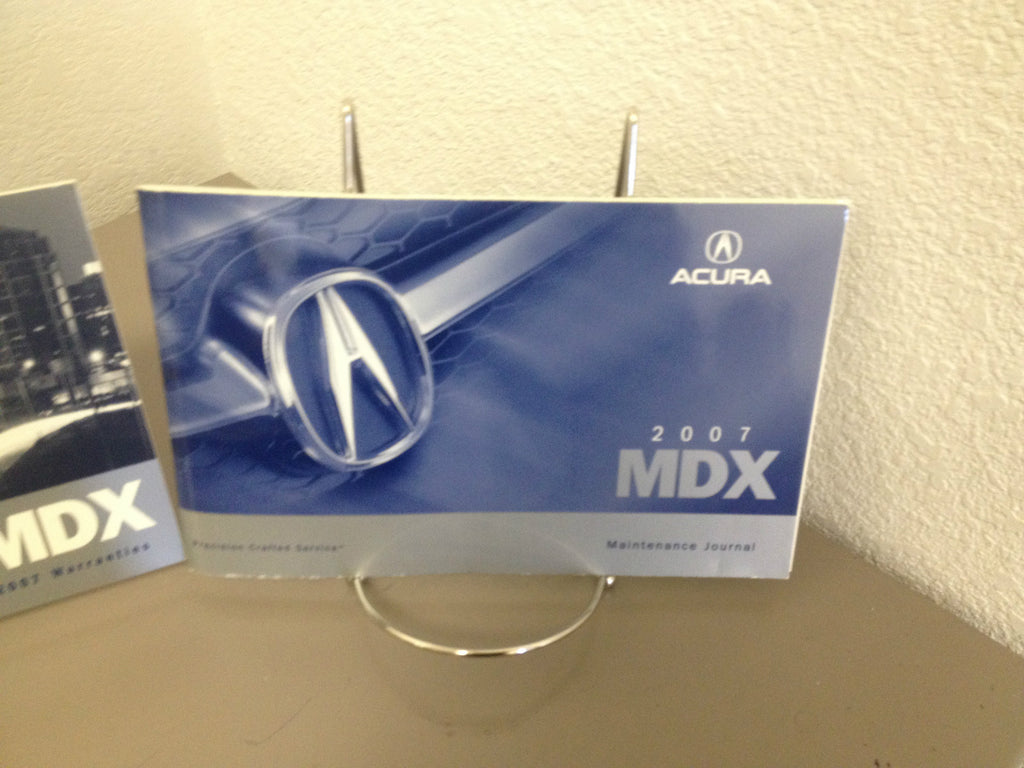 2007 Acura MDX Genuine OEM Owner's Manual Set w/Navigation and Case--Free Ship