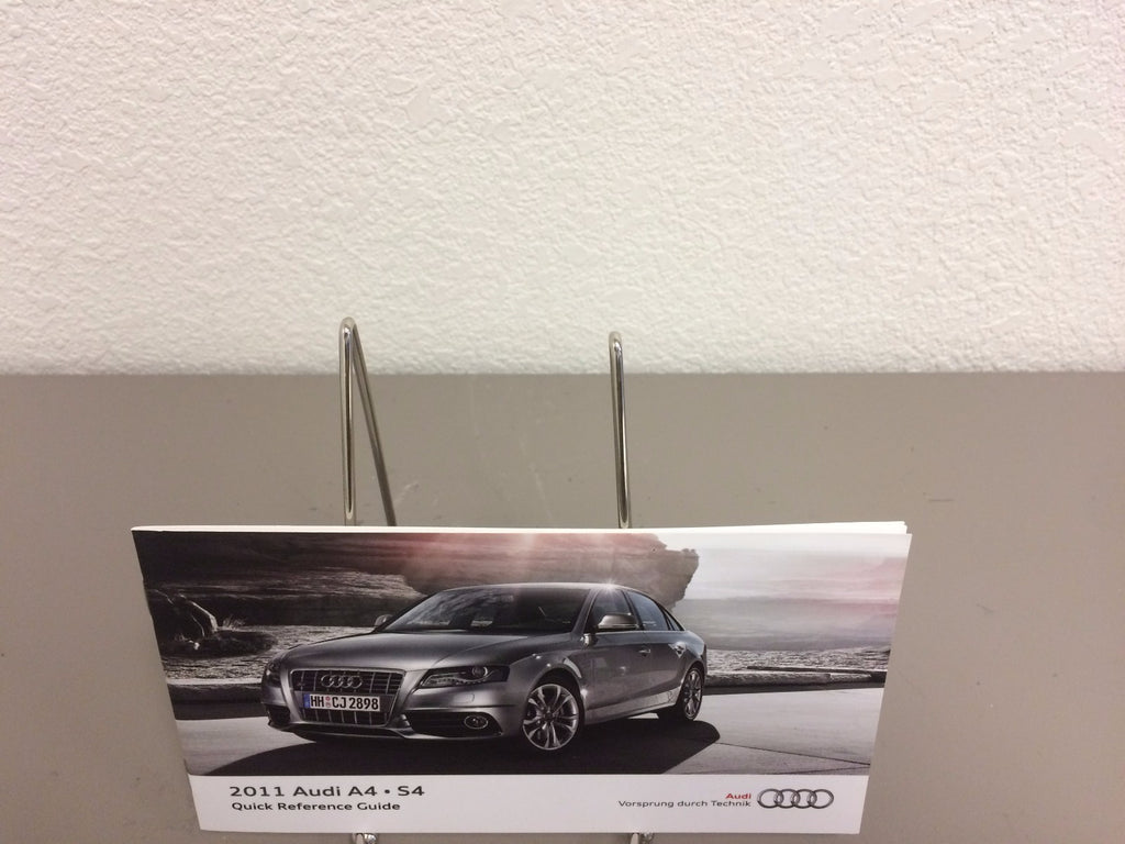 2011 Audi A4 S4 Genuine OEM Owner's Manual Set with Audi Case--Free Shipping!