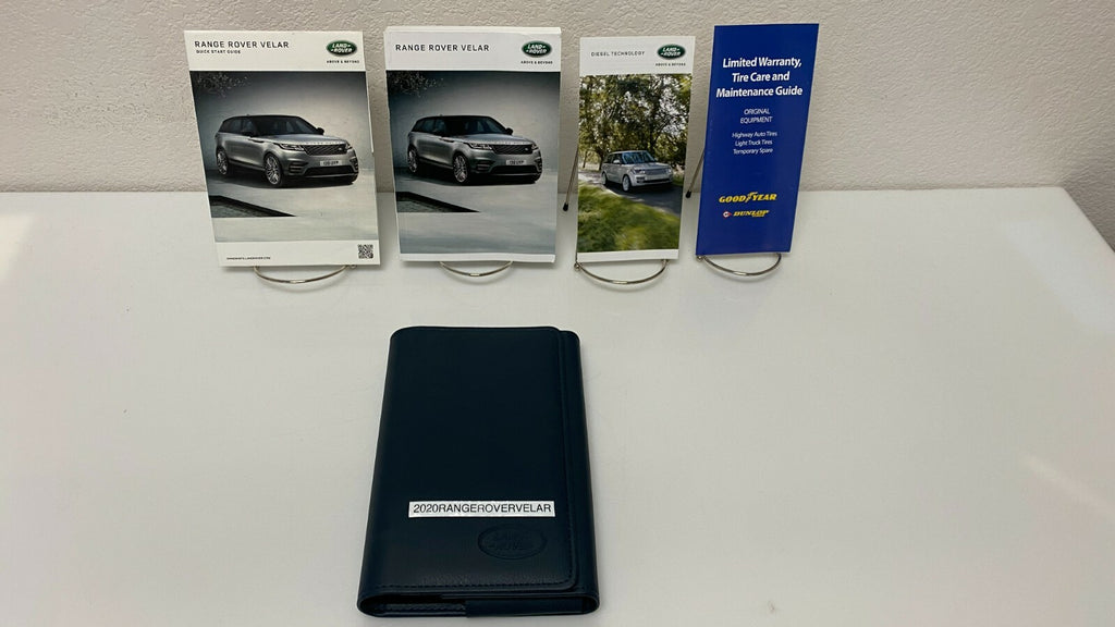 2020 Land Rover Range Rover Velar Genuine OEM Owner's Manual Set w/Case