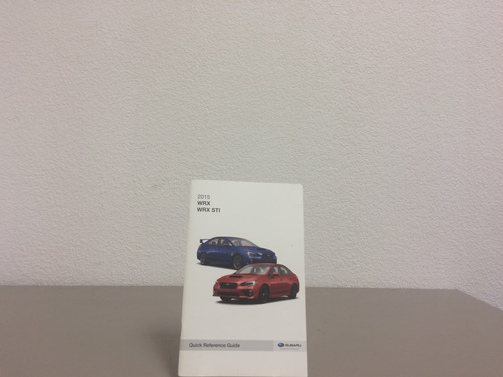 2015 Subaru WRX STI OEM Owner's Manual Set w/Case--Free Shipping!