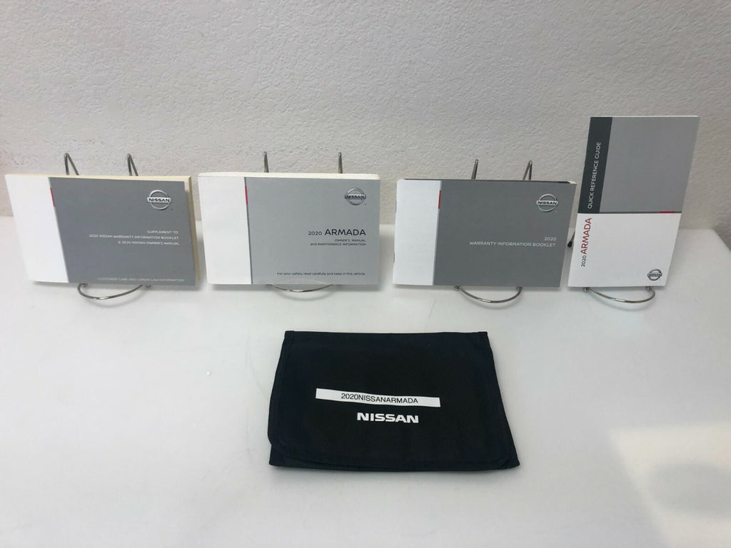 2020 Nissan Armada Genuine OEM Owner's Manual & Case with FREE SHIPPING !