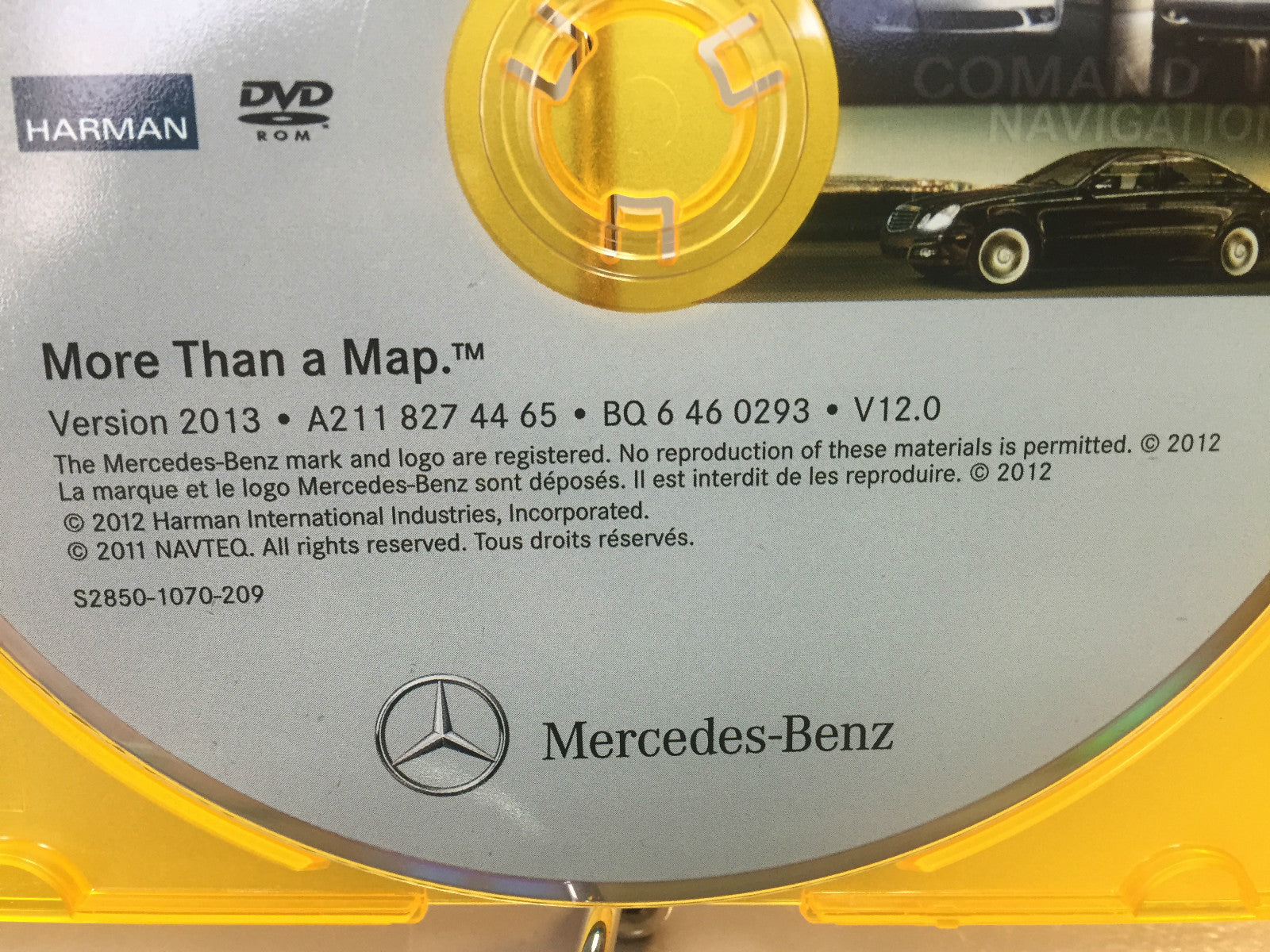 Genuine OEM Mercedes-Benz Navigation DVD 2013 Version BQ 6 46 0293 E CLS SLK