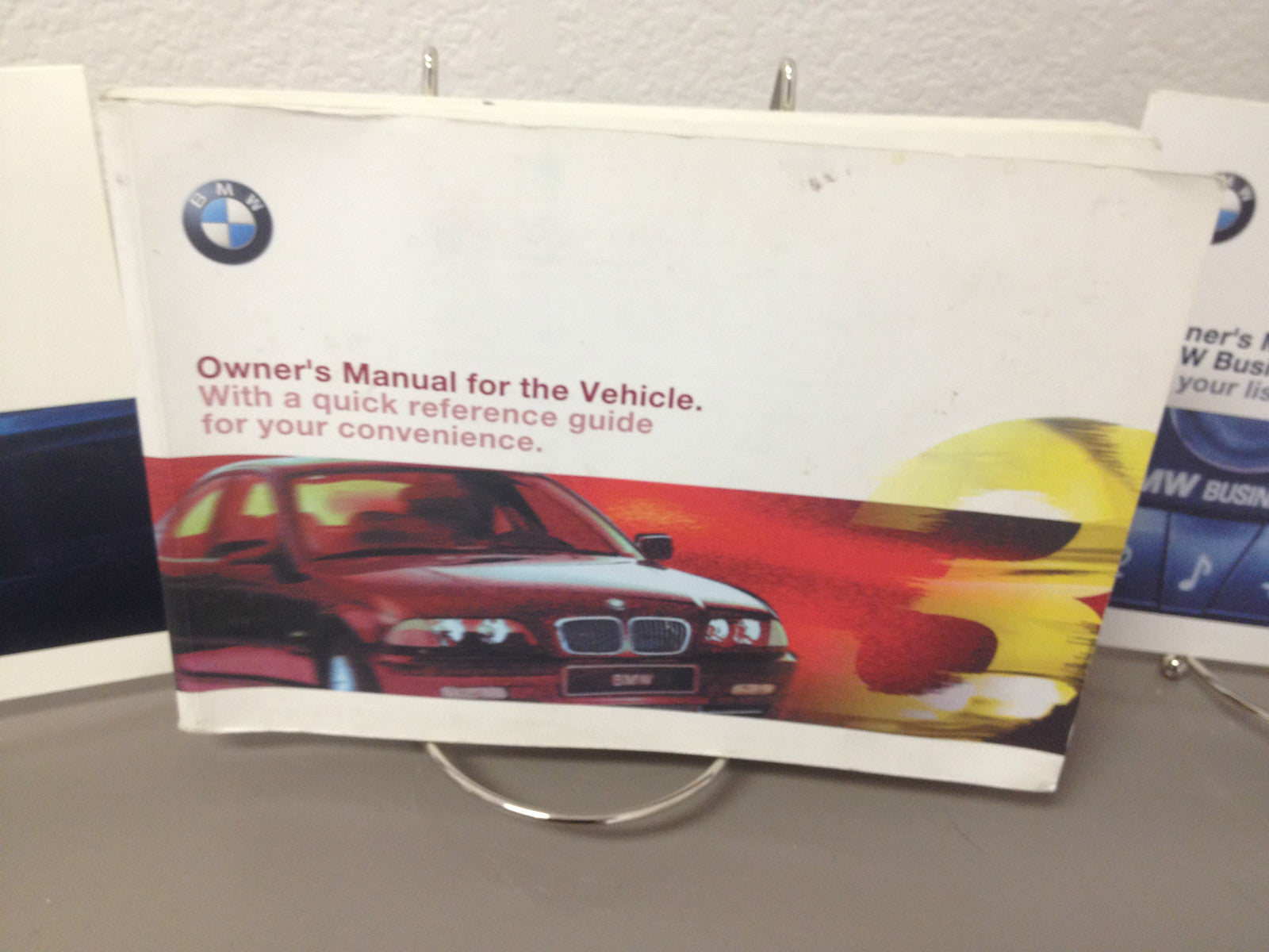 2001 BMW 320i 325i 325xi 330i 330xi Genuine OEM Owner's Manual Set w/BMW Case
