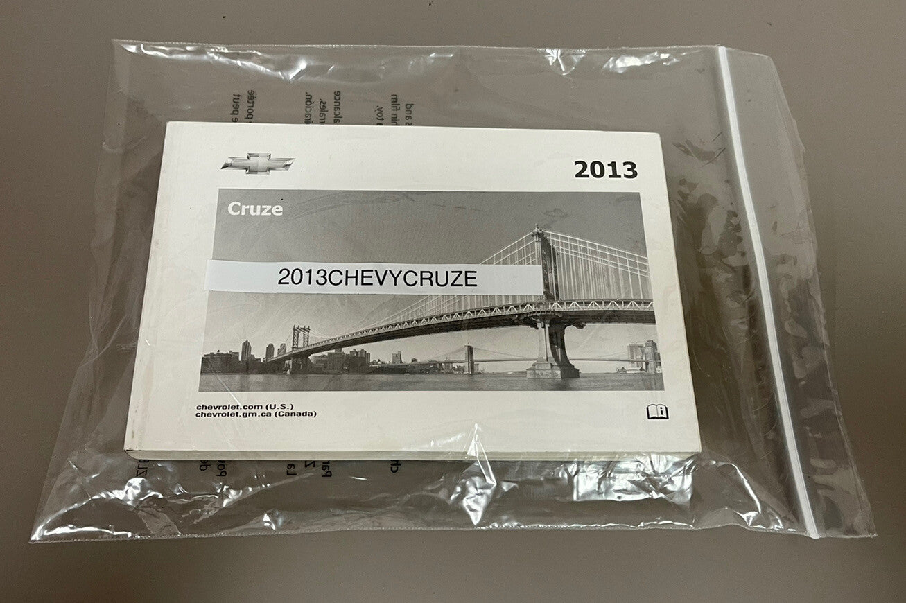 2013 Chevrolet Cruze Genuine OEM Owner's Manual Set--Fast Free Shipping!!!