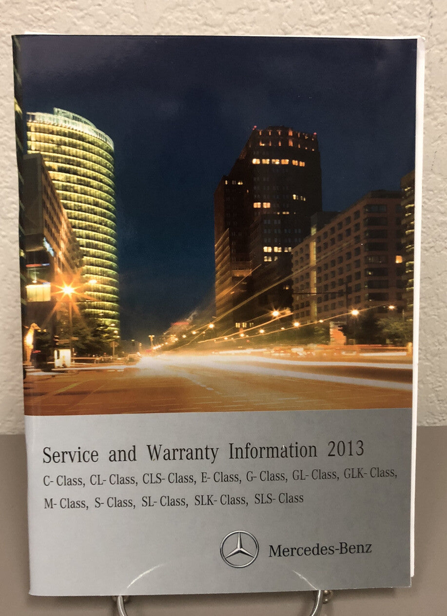 2013 Mercedes-Benz C-Class Sedan Wagon C250 C300 C350 C63 AMG Owner's Manual Set