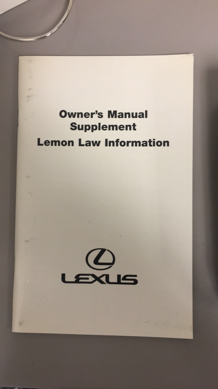 2002 Lexus RX 300 Genuine OEM Owner's Manual Set w/Case--Free Shipping!