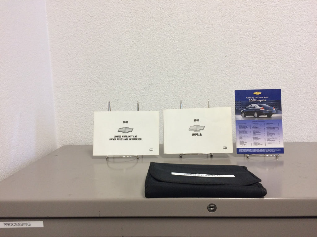 2008 Chevrolet Chevy Impala Genuine OEM Owner's Manual w/Case-Free Shipping