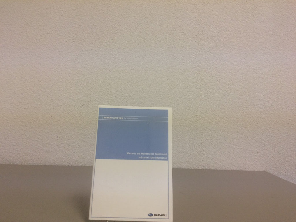 2008 Subaru Legacy/Outback Genuine OEM Owner's Manual Set w/Case--Free Shipping