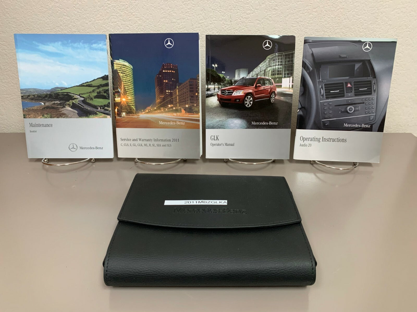 2011 Mercedes Benz GLK-Class GLK350 4MATIC Genuine OEM Owner's Manual Set w/Case