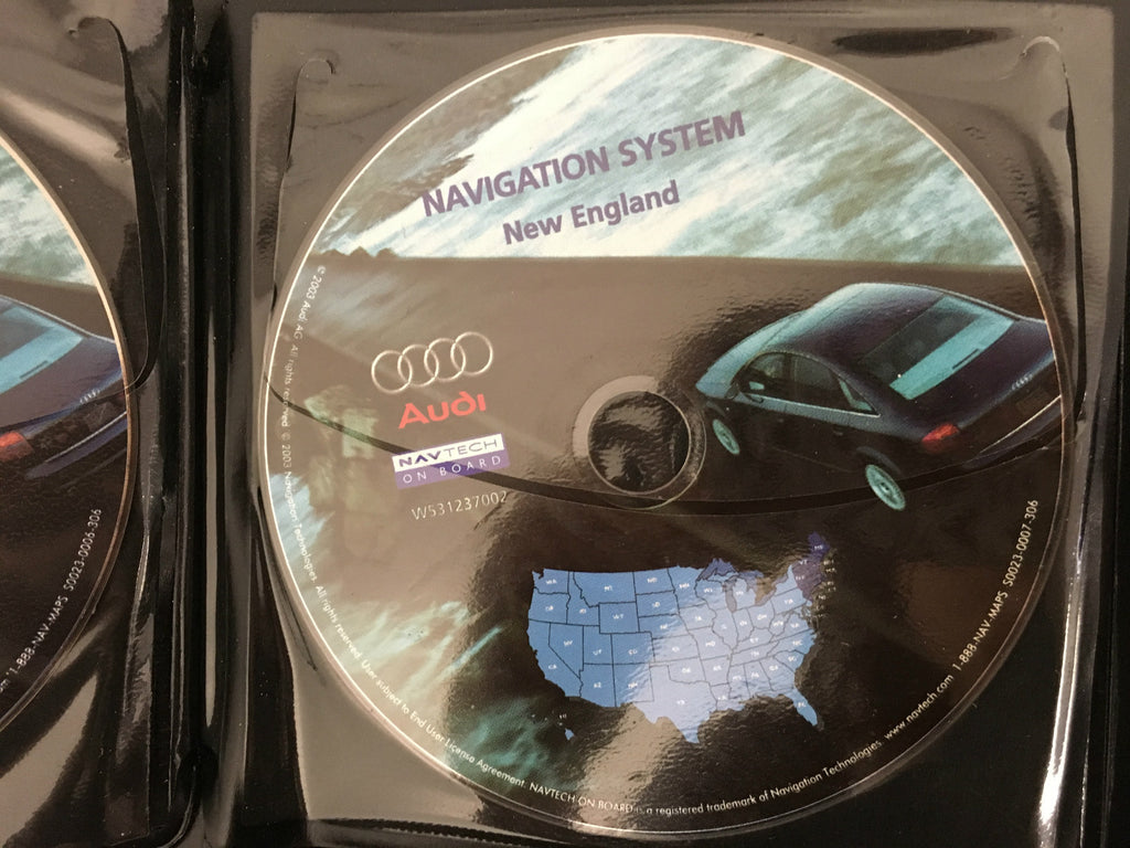 02 03 04 Audi Allroad A6 S6 RS6 A8 A8 L S8 TT Navigation CD Set W531237002