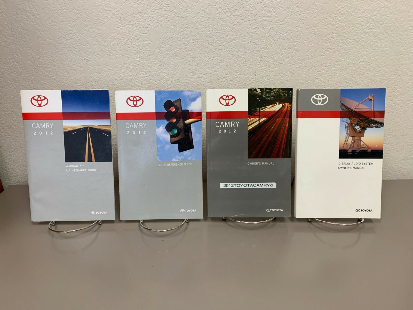 2012 Toyota Camry Genuine OEM Owner's Manual Set w/Navi Manual--Free Shipping!!!